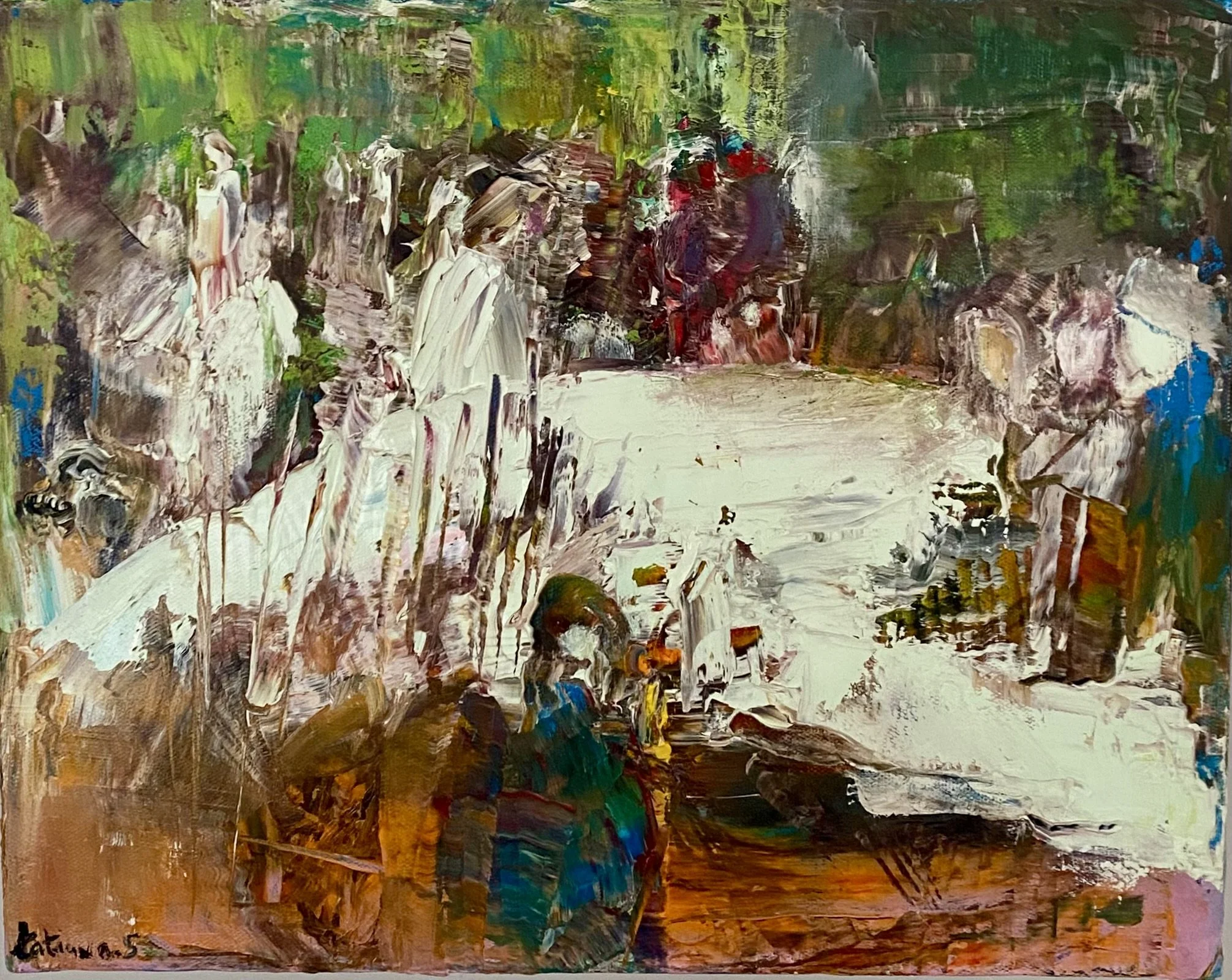 Tatiana Soll. Le banquet, Huile sur toile,<br />
2026